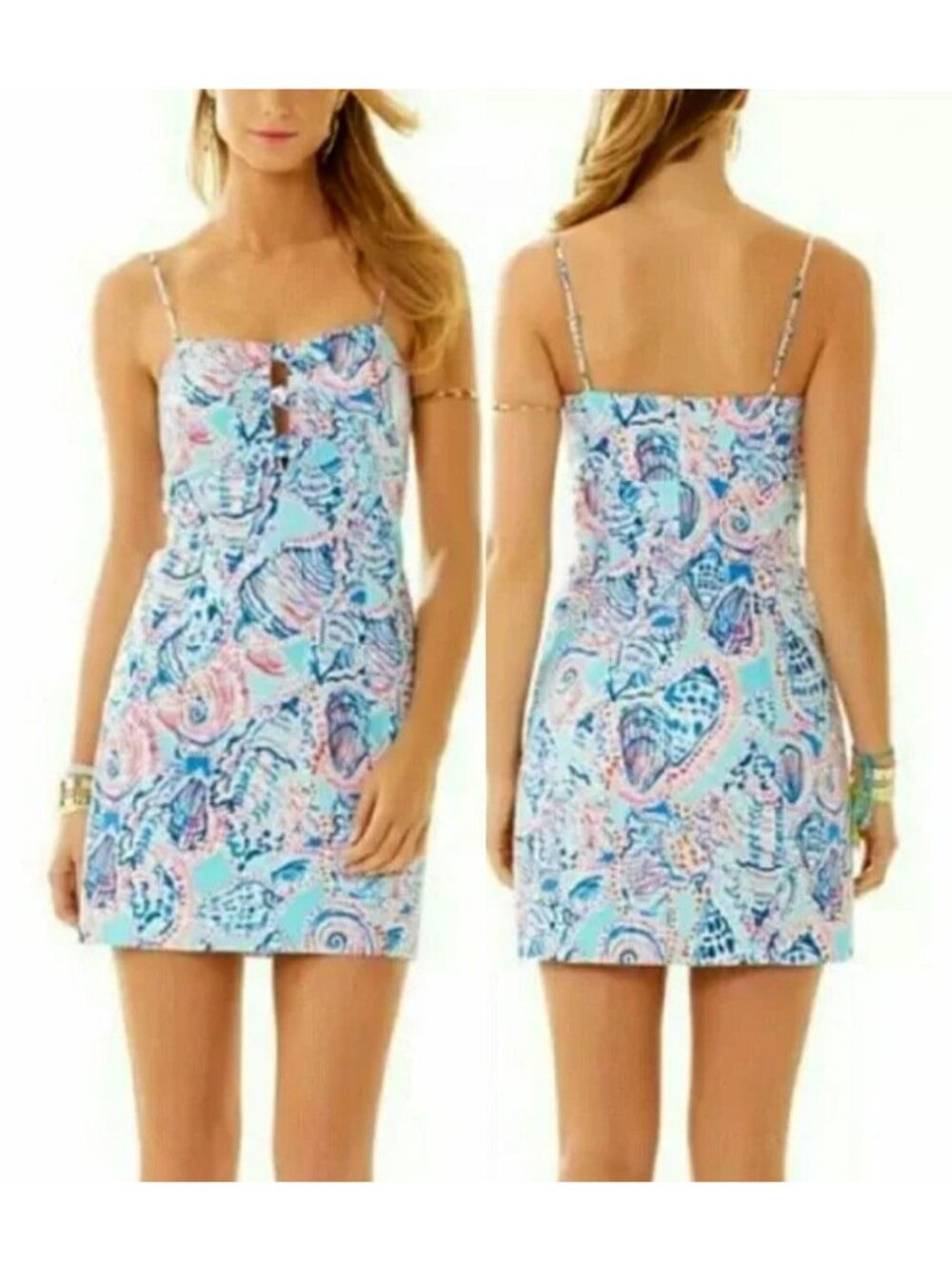 Lilly Pulitzer Shell Me About It Petra Sundress Mini Dress Women's Size XS - Picture 6 of 15